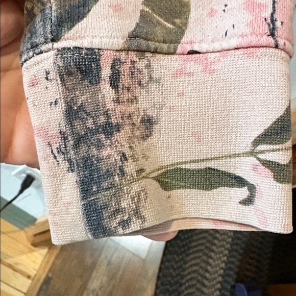 Cabela’s Outfitters Pink Camo Camouflage Lined Women’s Large Hooded Sweatshirt - Picture 8 of 11